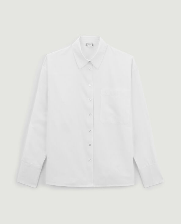 Chemise manches longues blanc - Pimkie
