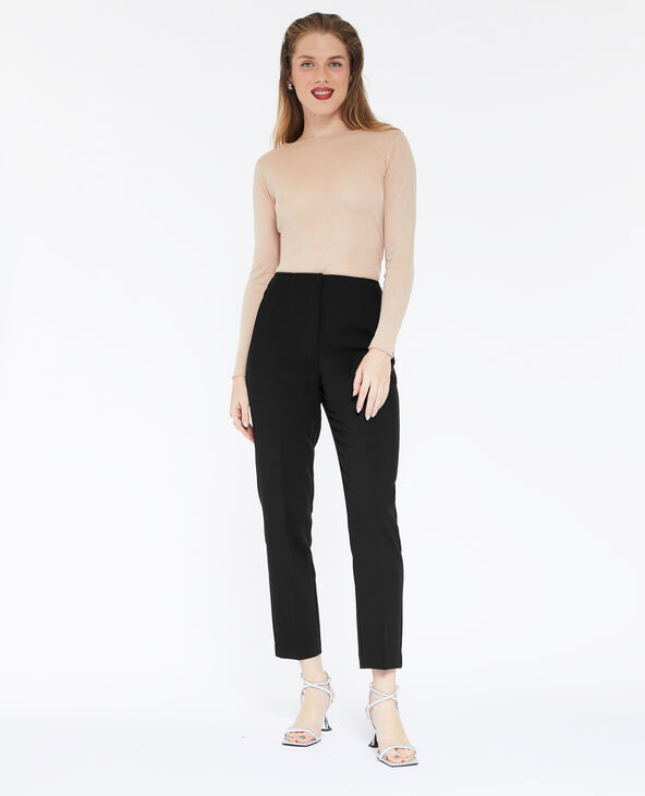 Pantalon cigarette taille haute femme online