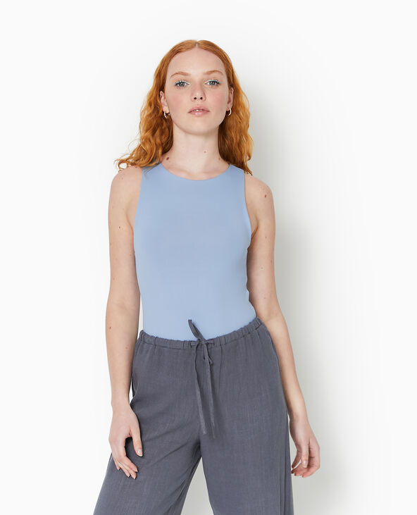 Body sans manches bleu - Pimkie
