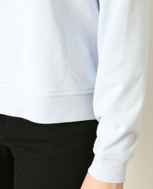 Sweat basique bleu - Pimkie