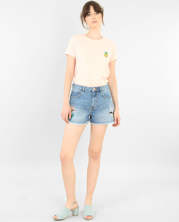 T-shirt ananas rose clair - Pimkie