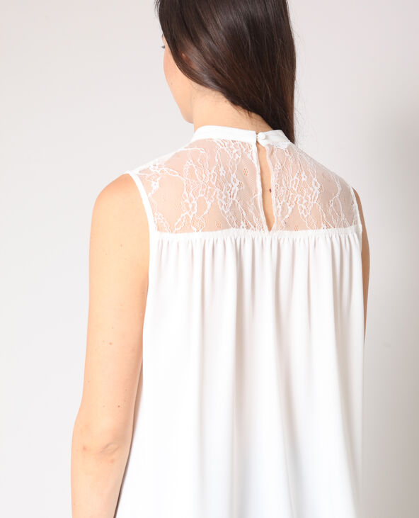 Blouse dentelle blanc - Pimkie