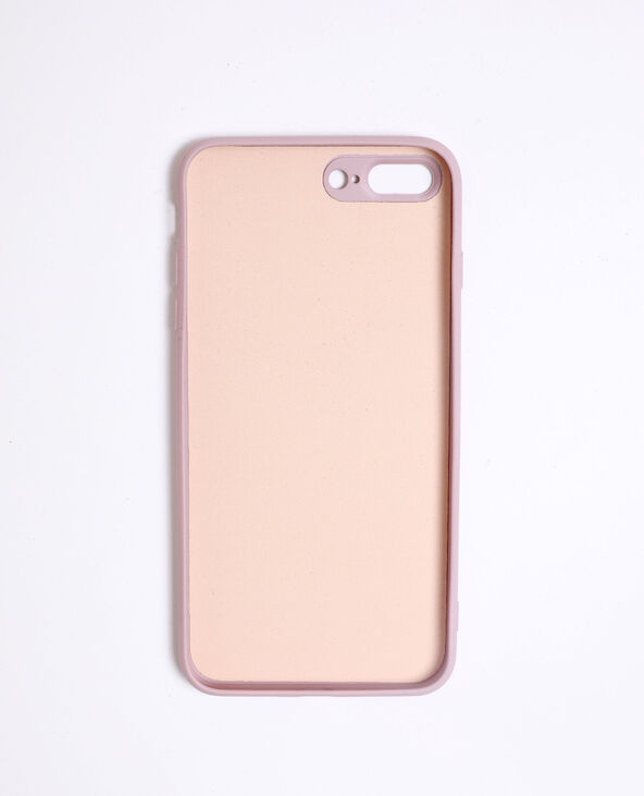 Coque compatible iPhone 7/8+ rose clair - Pimkie