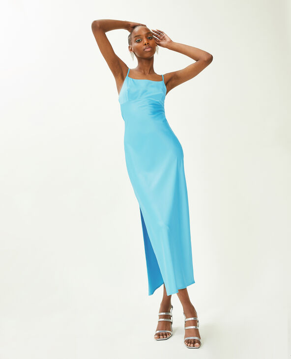 Longue robe bleu online