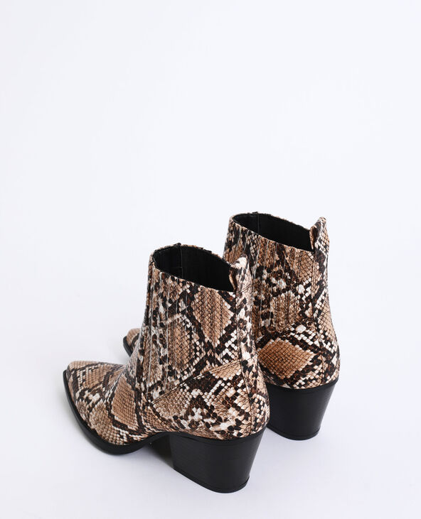 Bottines style western