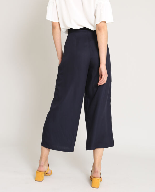 Jupe-culotte fluide noir - Pimkie