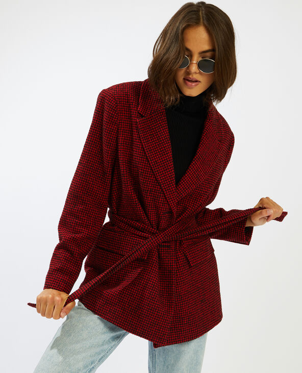 Veste deals avec ceinture