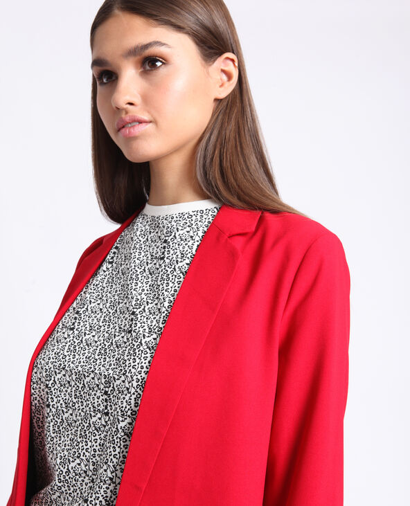 Blazer à manches 3/4 bordeaux - Pimkie