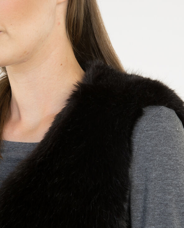 Gilet fausse fourrure