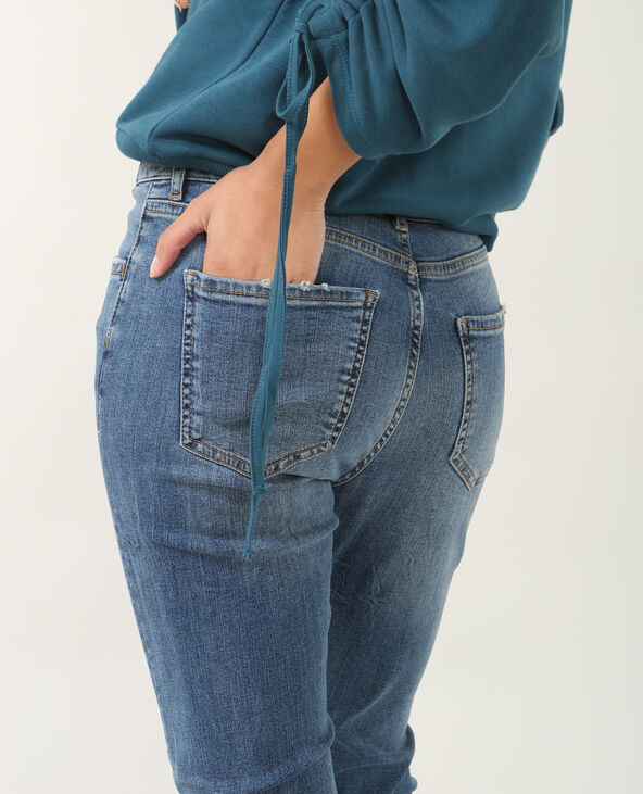 Jean skinny taille moyenne bleu - Pimkie
