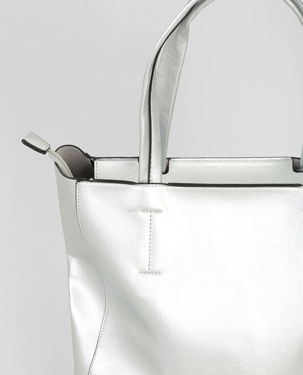Sac cabas silver argenté - Pimkie