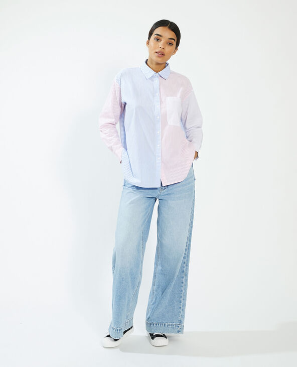 Chemise bicolore outlet femme