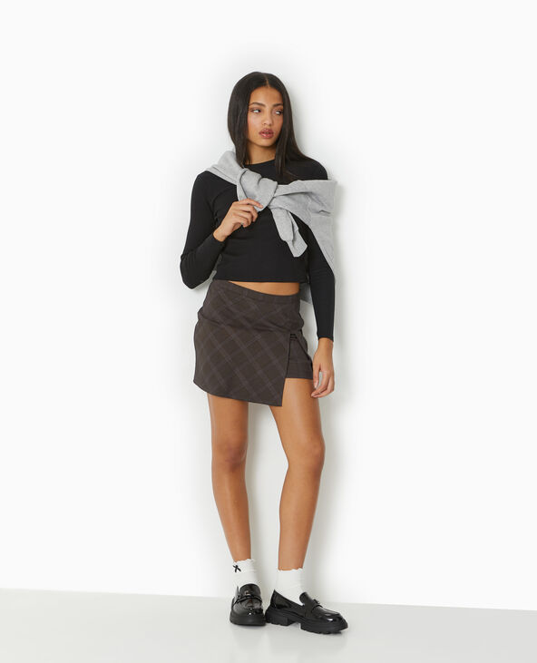 Jupe short a carreaux Pimkie