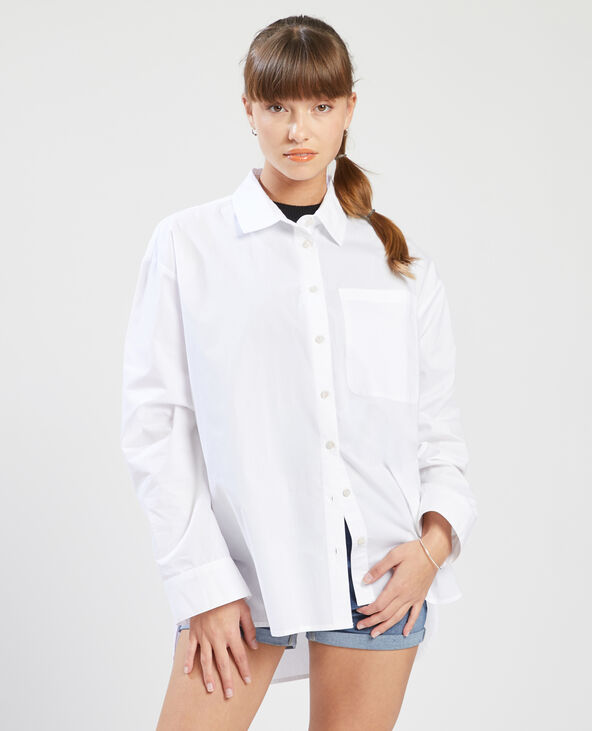 Chemise oversize blanche