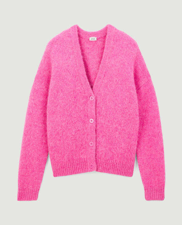 Gilet en maille douce et chaude rose - Pimkie