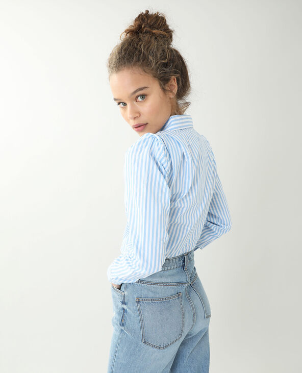 Chemise à épaulettes blanc - Pimkie