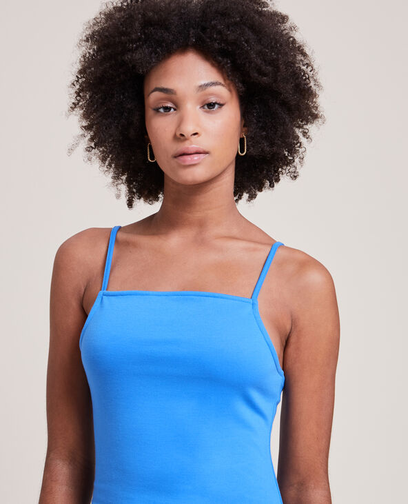Robe moulante deals bleu electrique