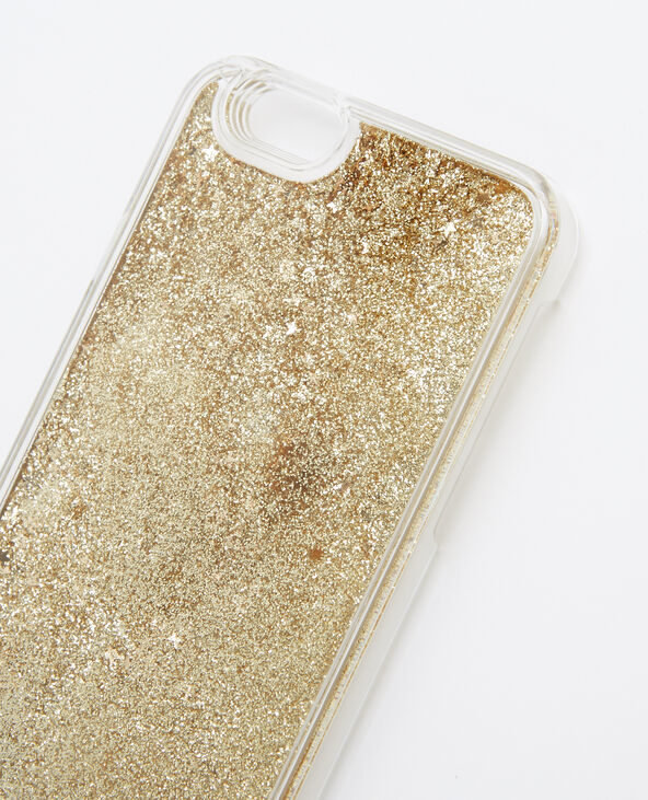 Coque paillettes compatible iPhone 6/6S doré - Pimkie