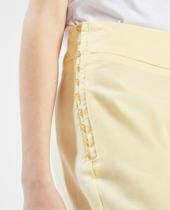 Pantalon fluide jaune - Pimkie