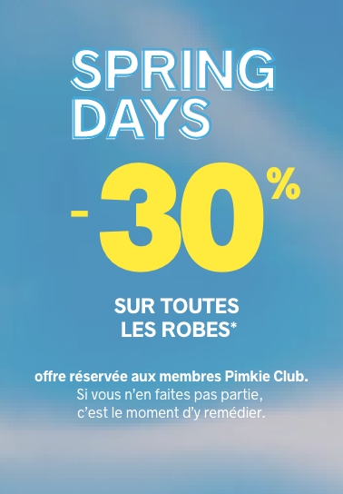 Spring days : -30% sur les robes