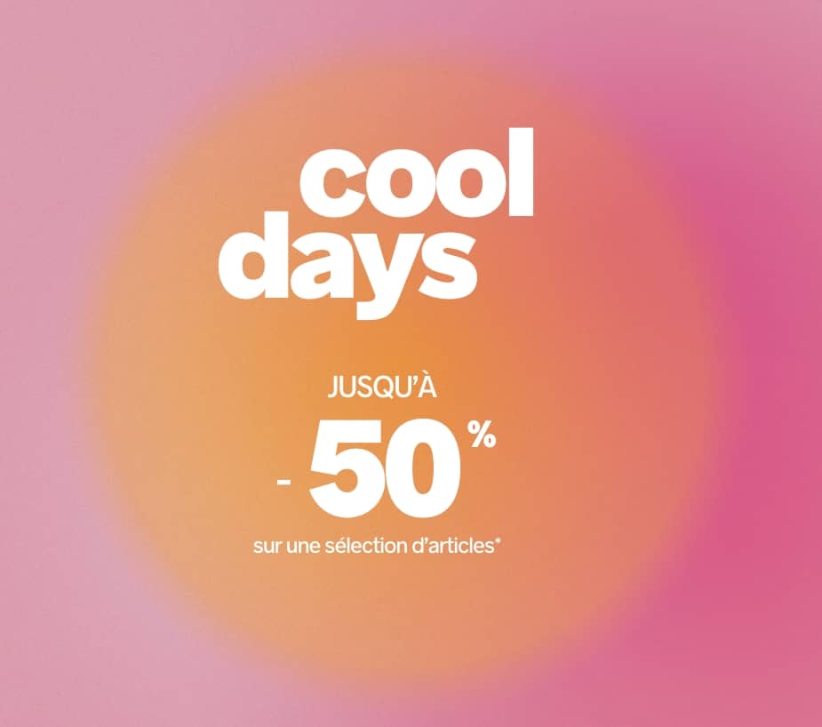 Cool days jusqu'à -50% sur une sélection d'articles