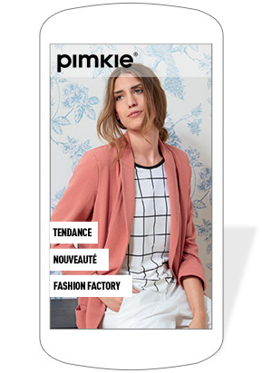 Application Pimkie smartphone