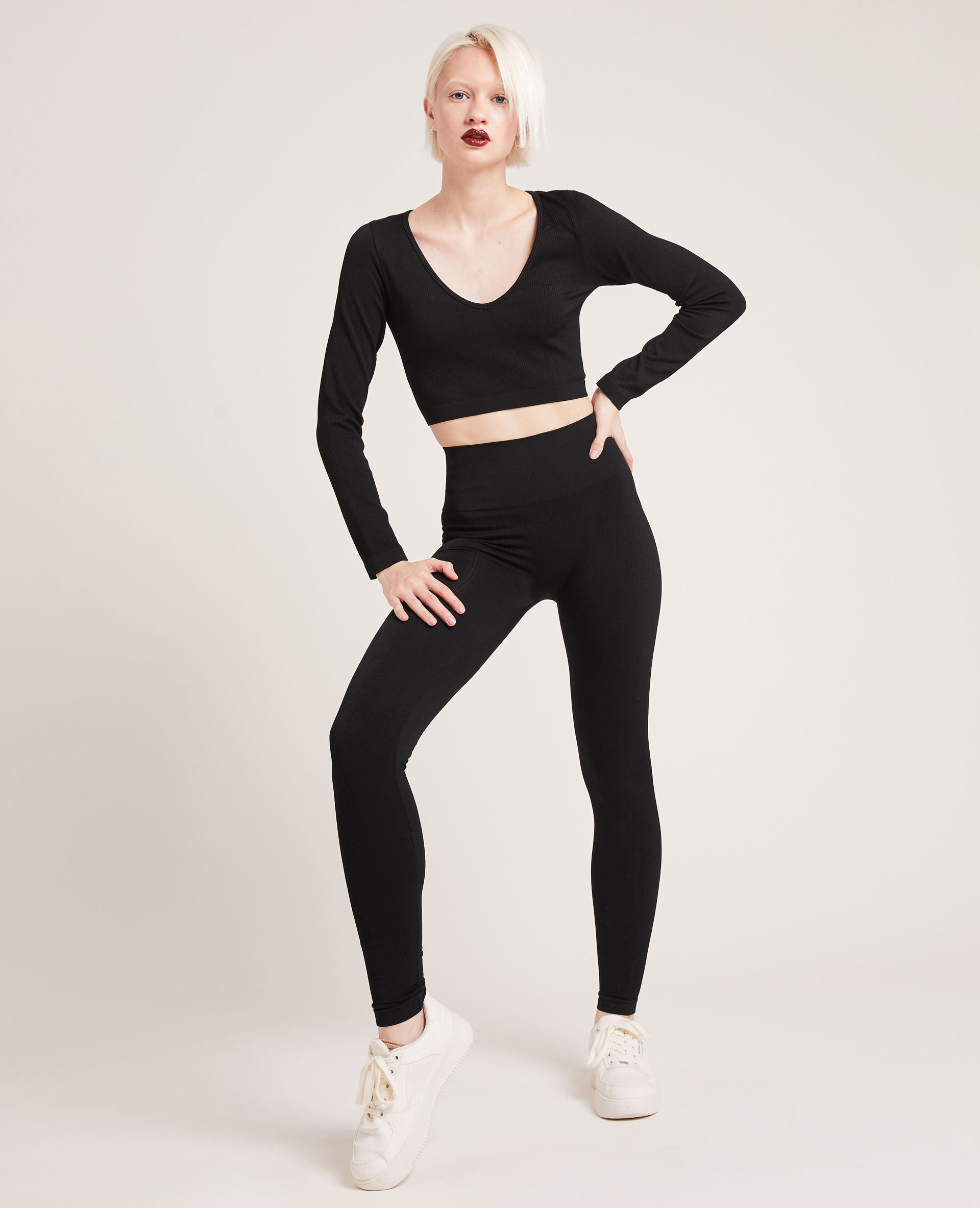 Legging cotelé deals