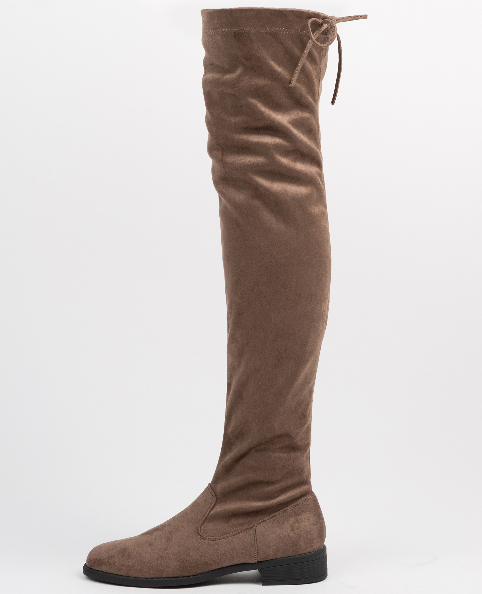 Bottes cuissardes microfibre