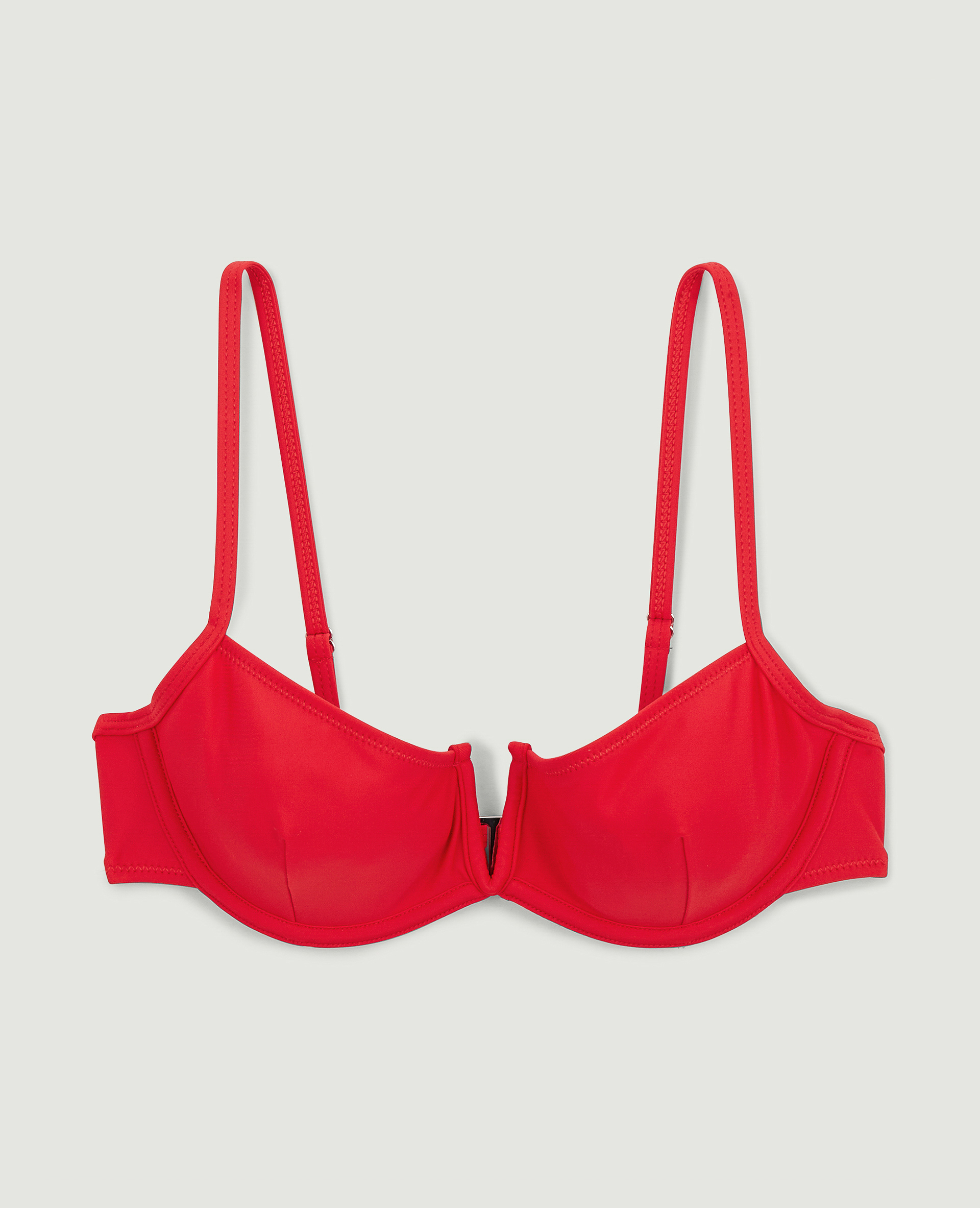 Haut de maillot corbeille rouge - Pimkie