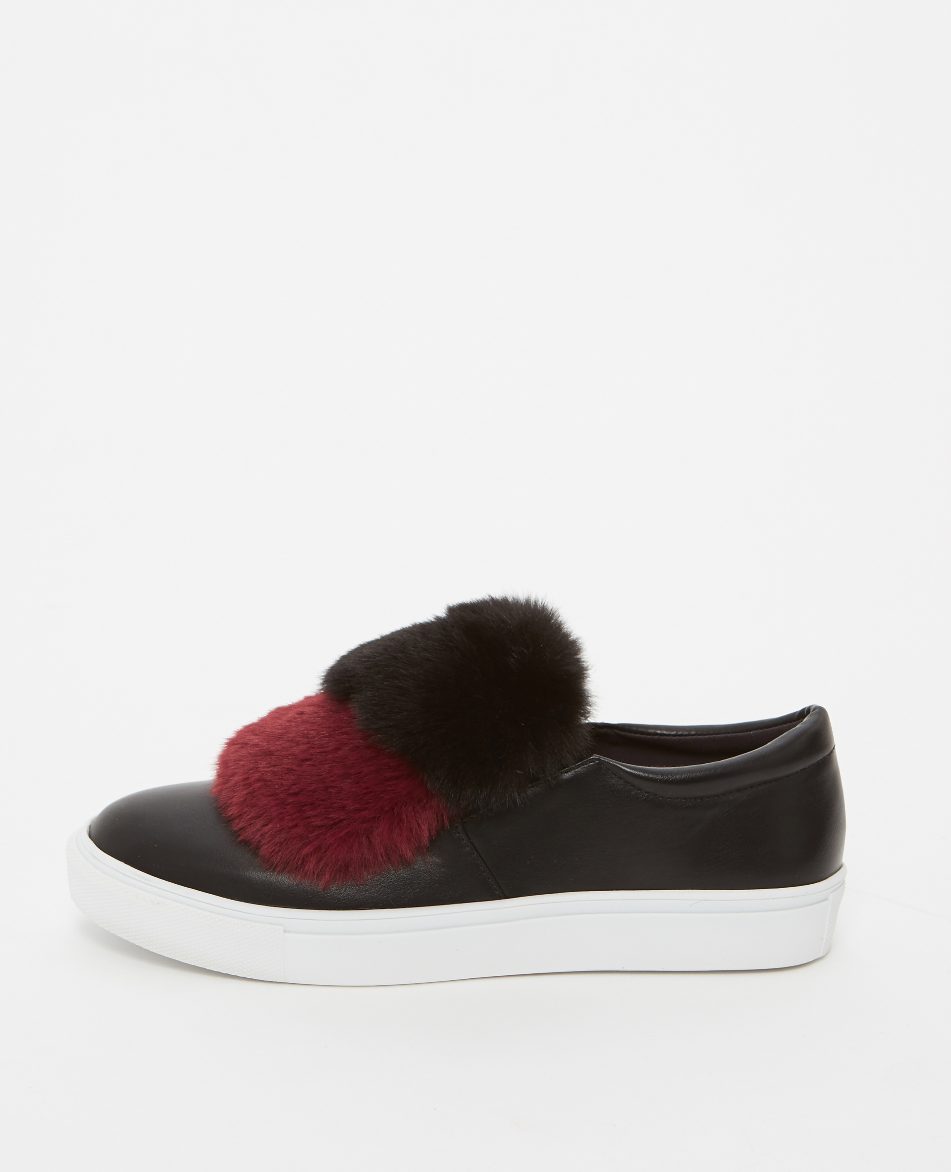 Basket femme on sale fourrure