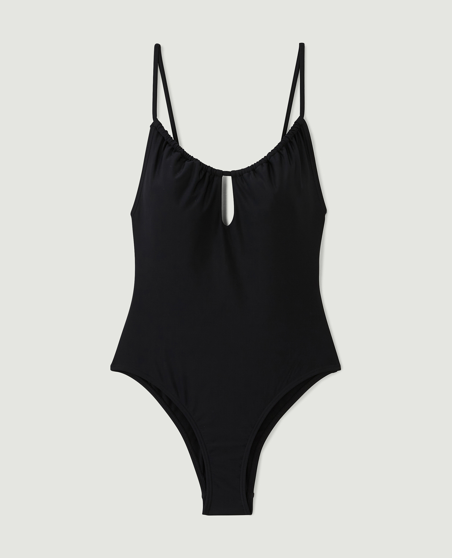 Maillot de bain 1 pièce avec découpe noir - Pimkie