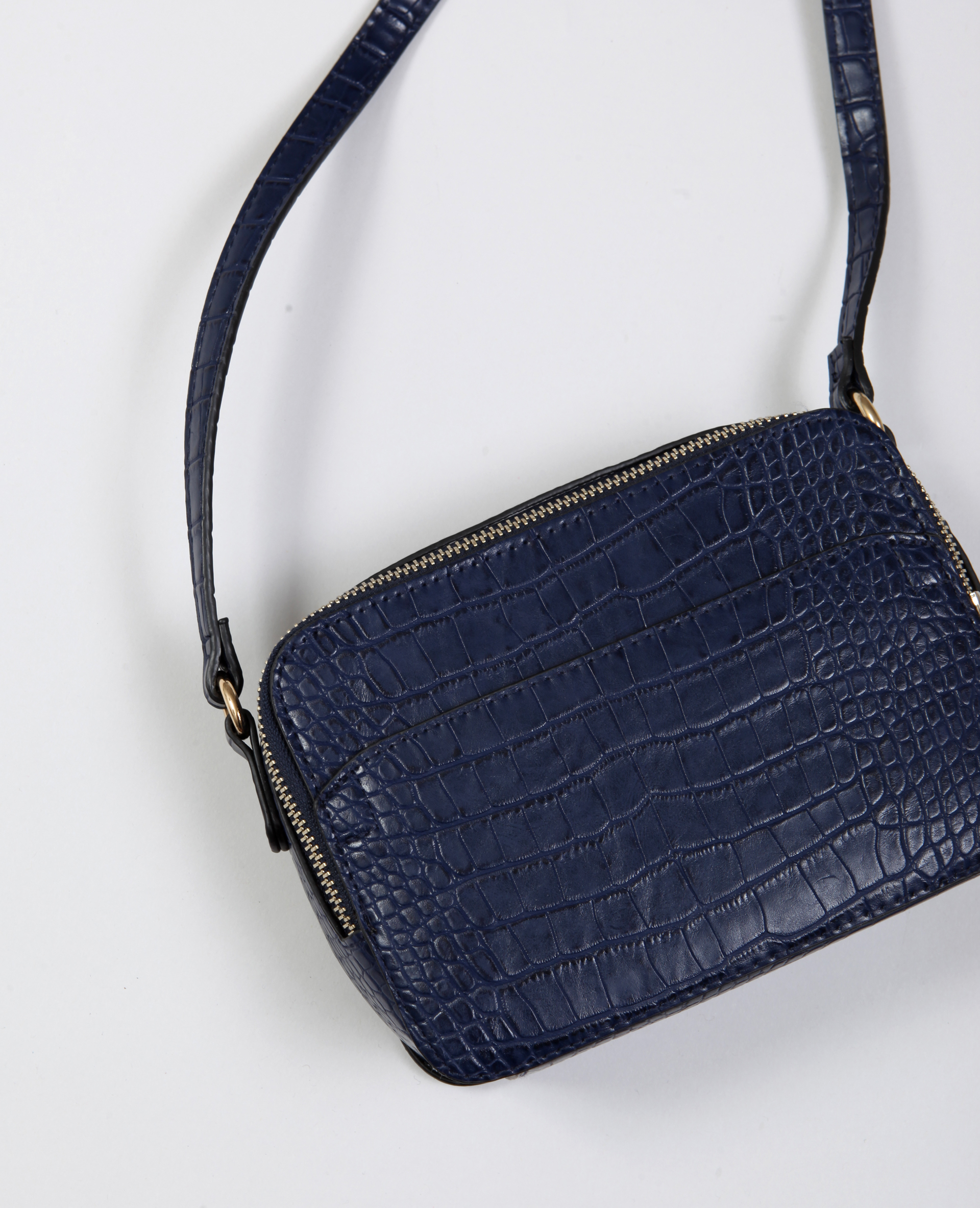 Sac croco bleu marine - 916724635A06 | Pimkie