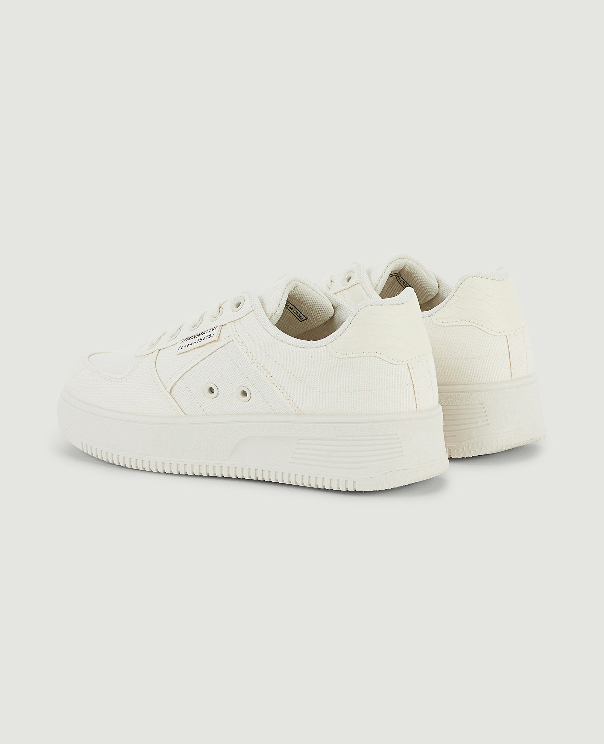 Sneakers en toile blanc - Pimkie
