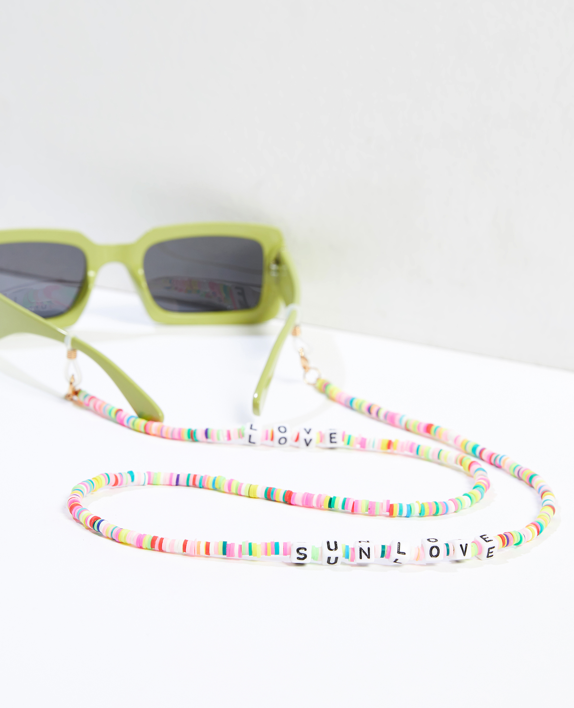 Chaîne pour lunettes jaune - Pimkie