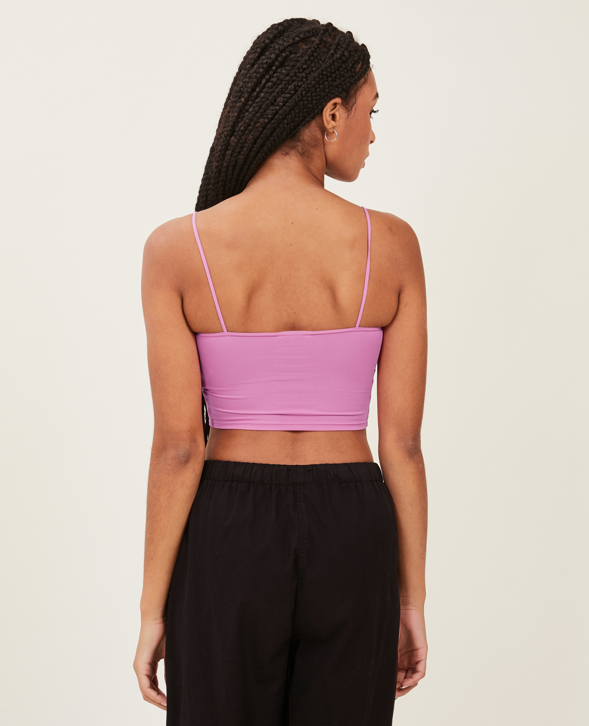 Brassière fines bretelles rose - Pimkie
