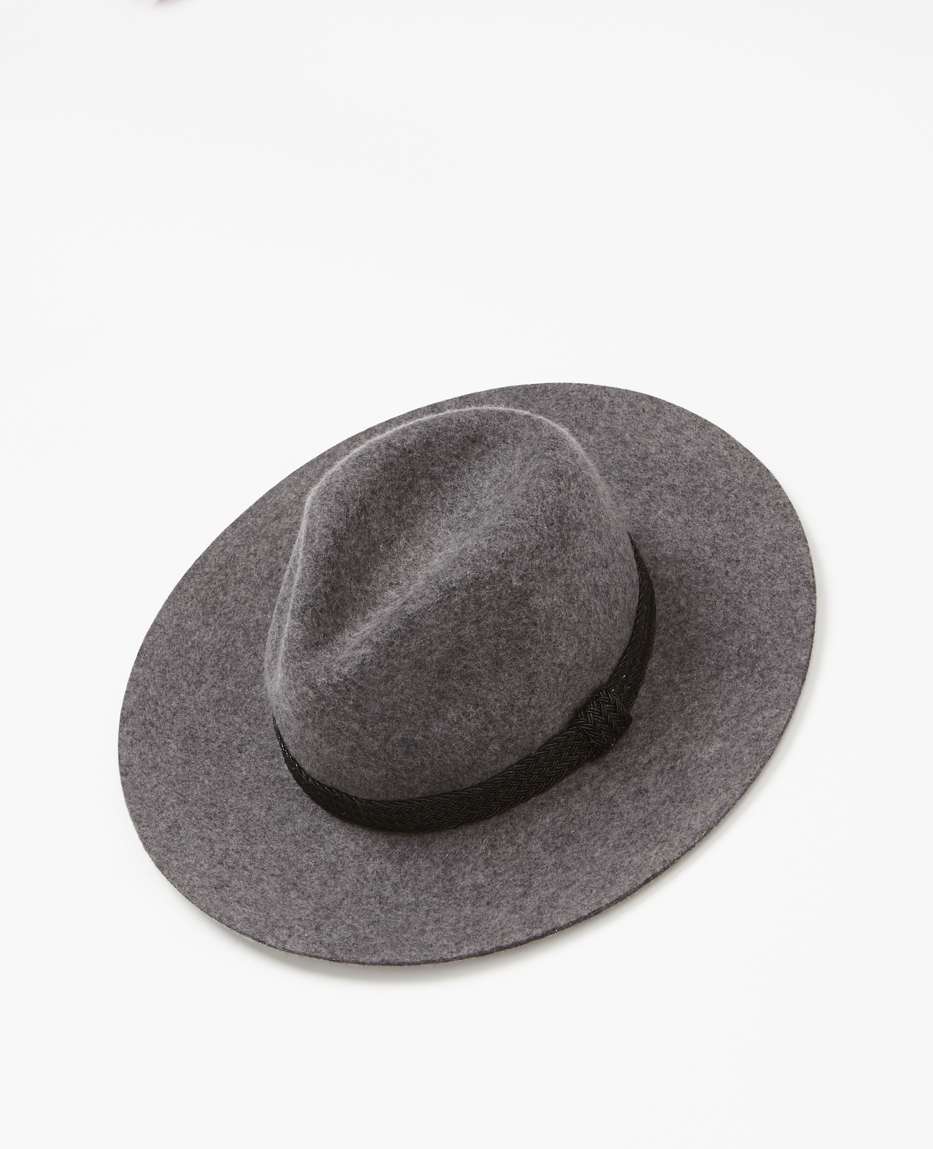 Fedora bande irisée gris anthracite - Pimkie