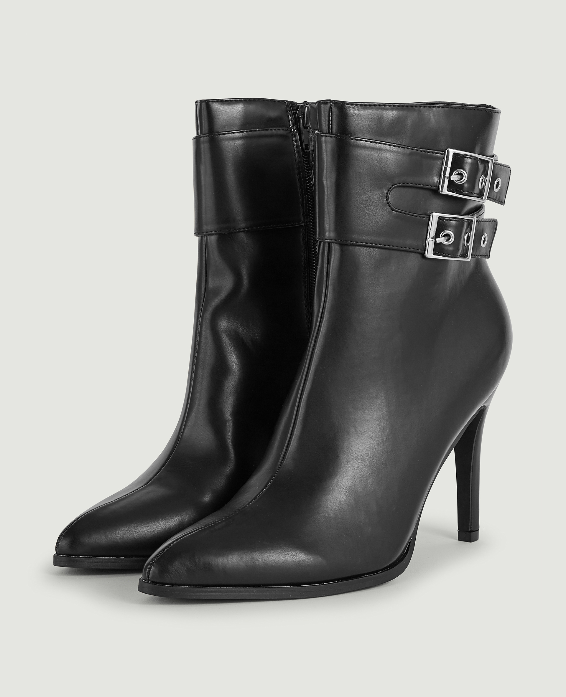 Boots talon bouts pointus noir - Pimkie