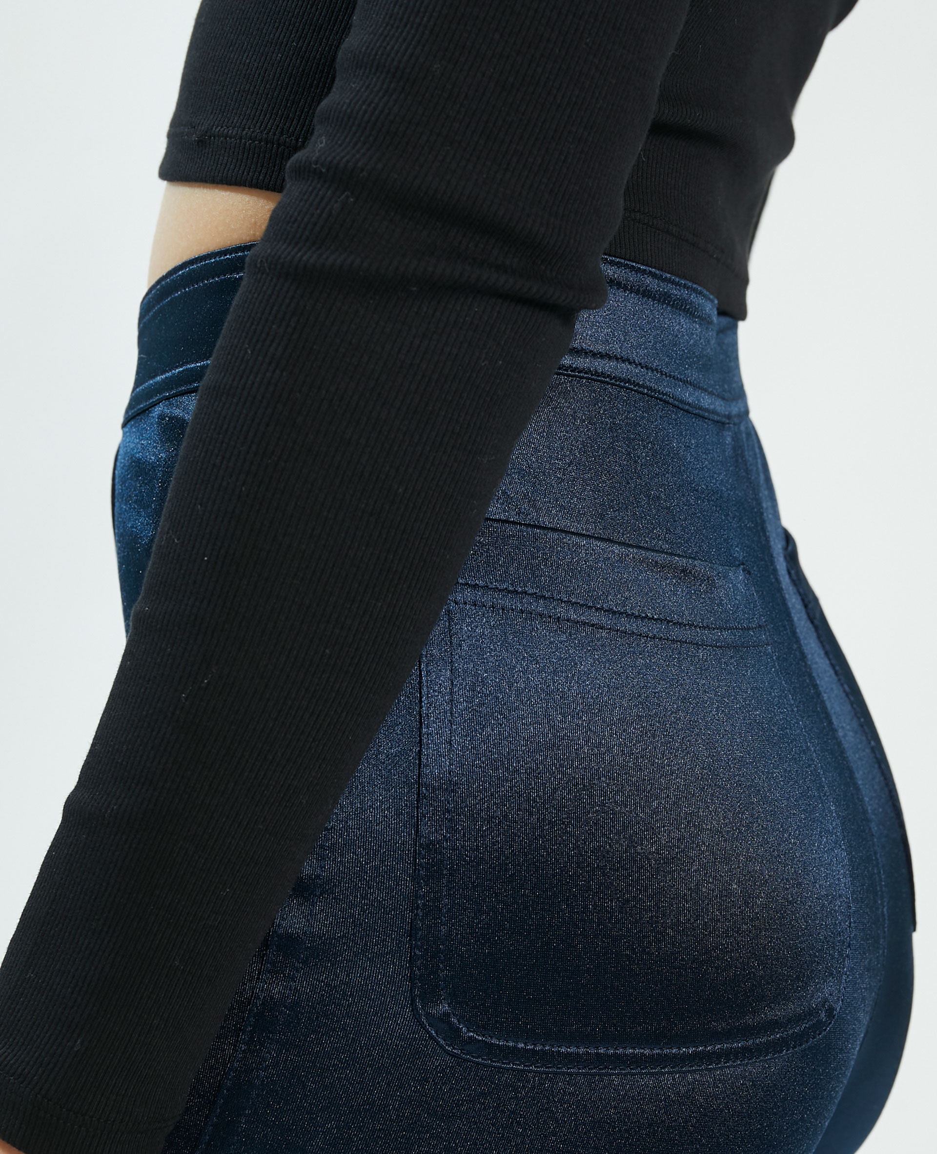 Jegging irisé bleu marine - Pimkie