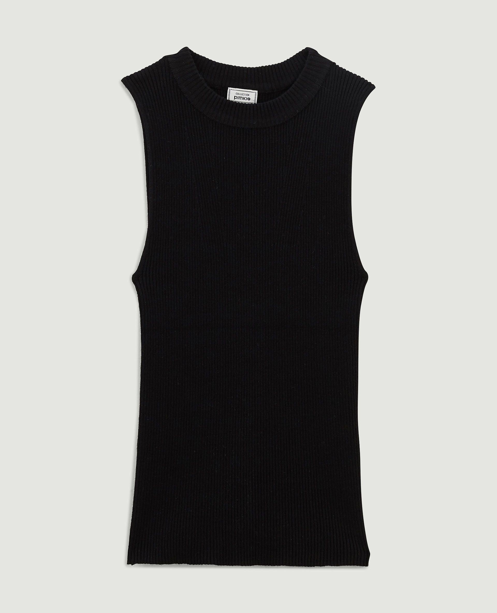 Top sans manches en maille noir - Pimkie