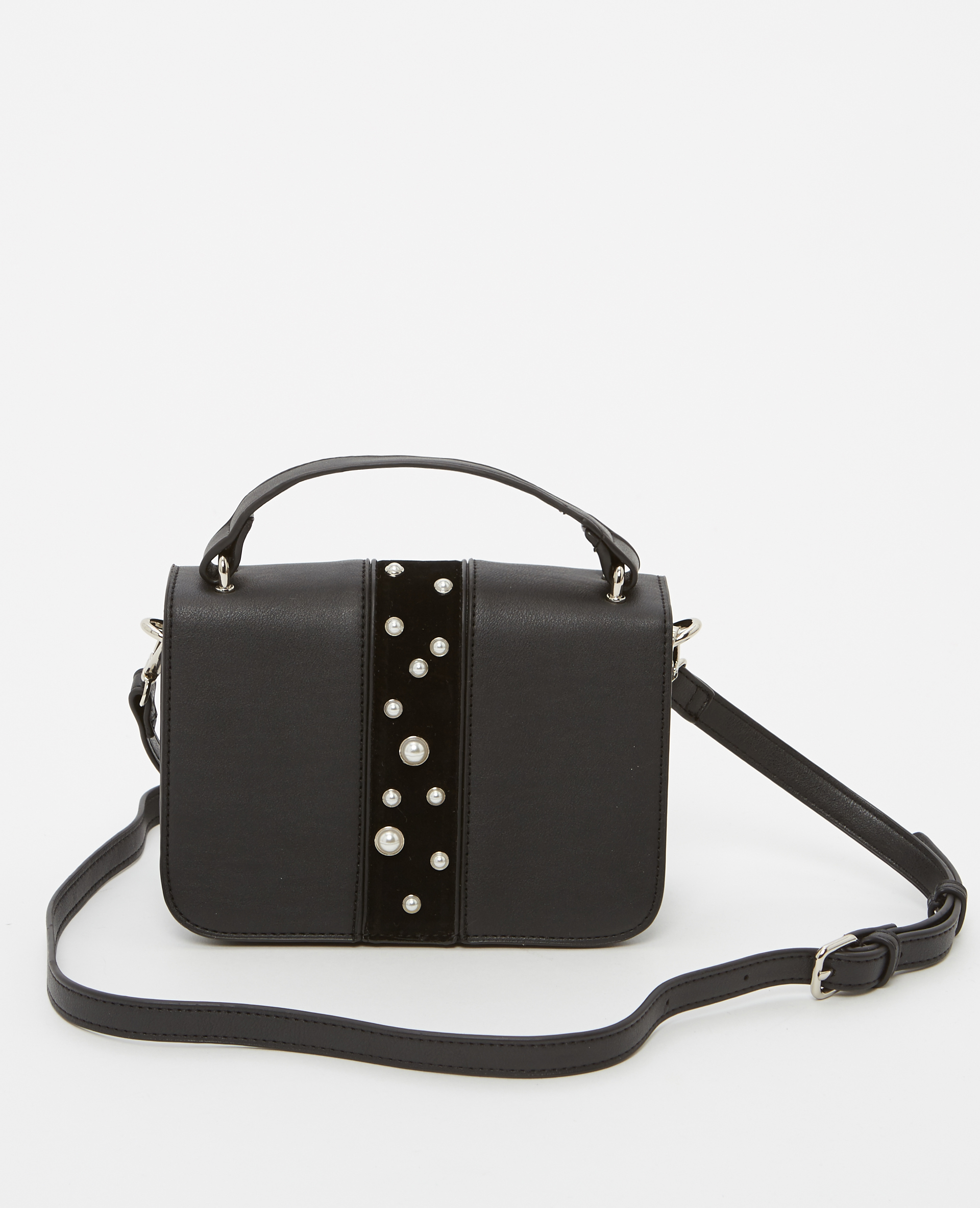 Petit sac à perles noir - Pimkie