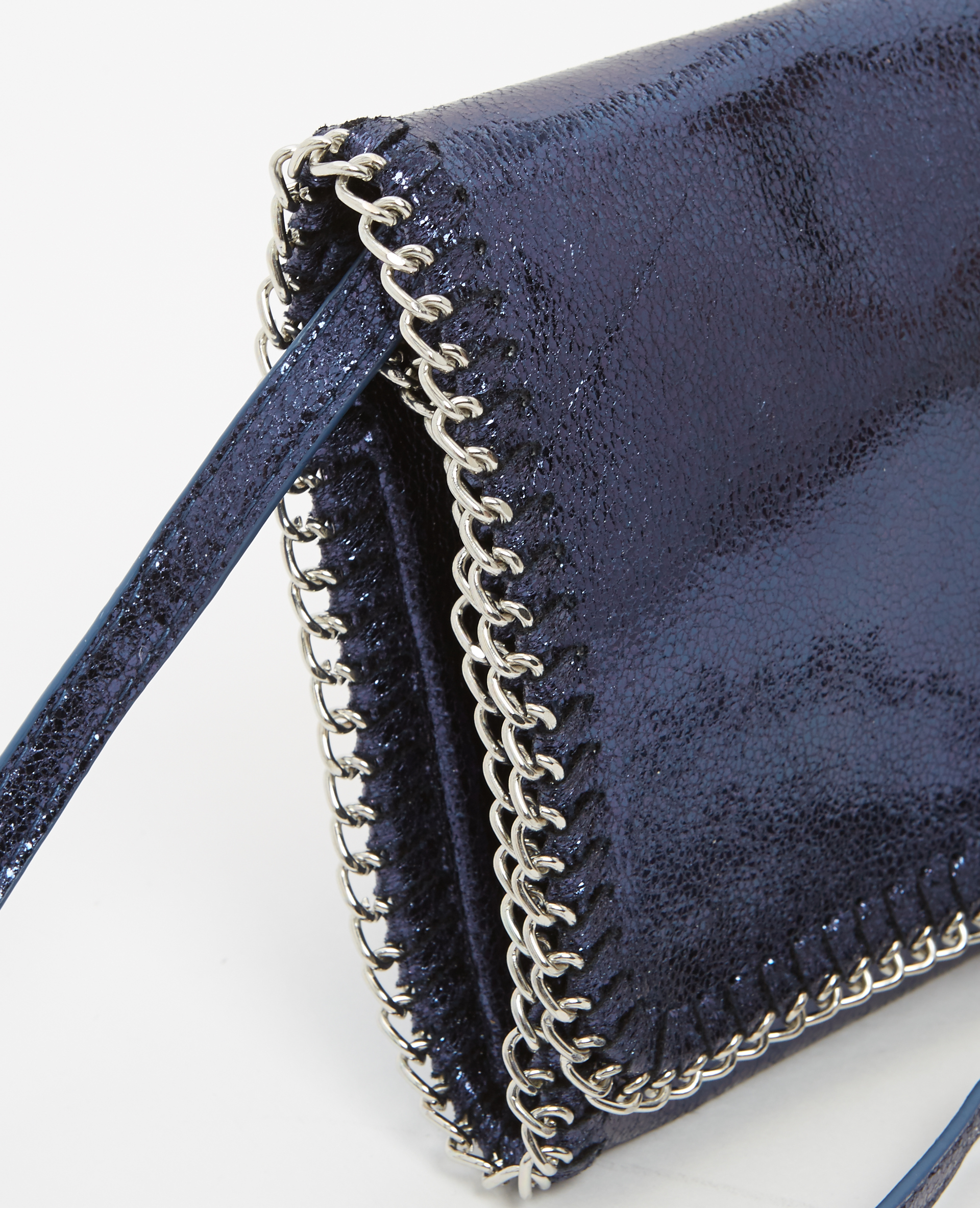 sac pochette bleu marine