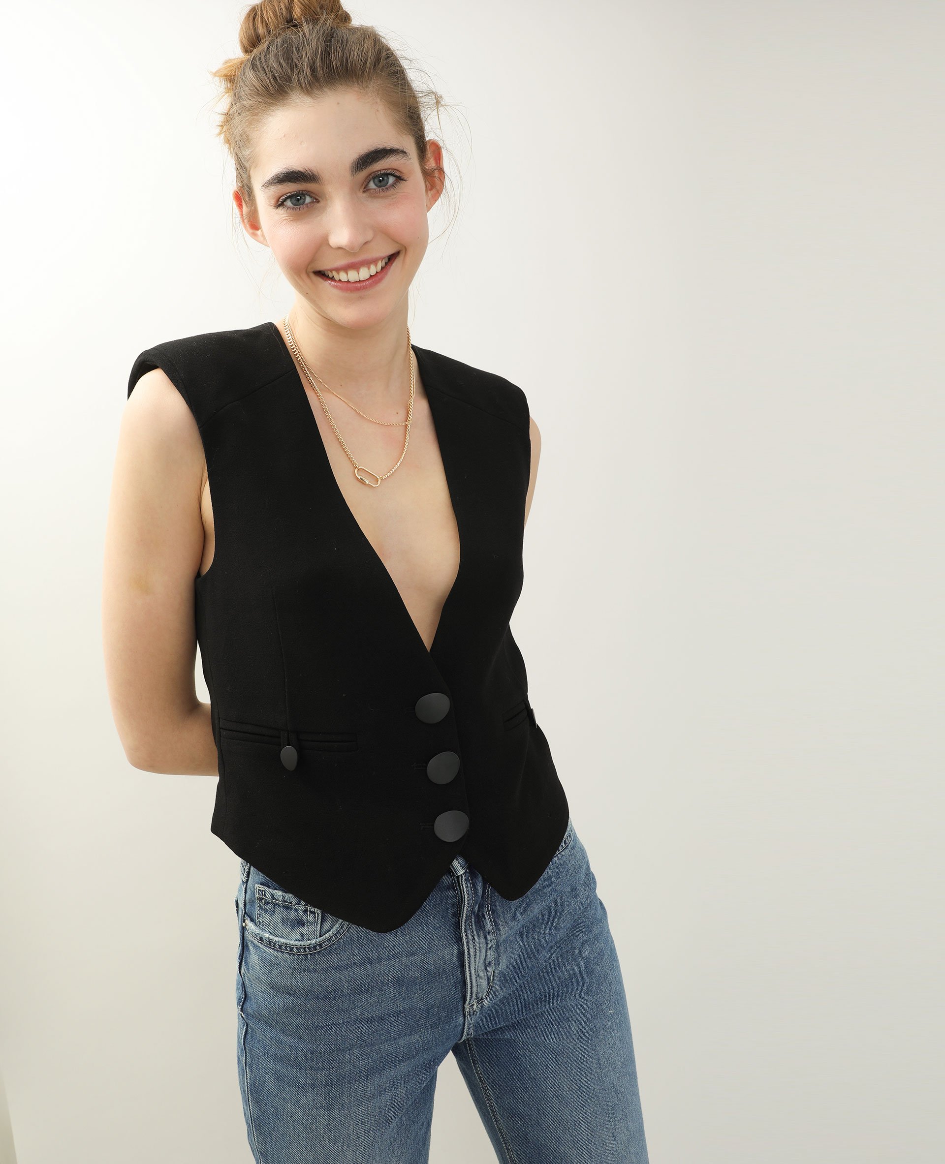 Gilet de costume paulettes
