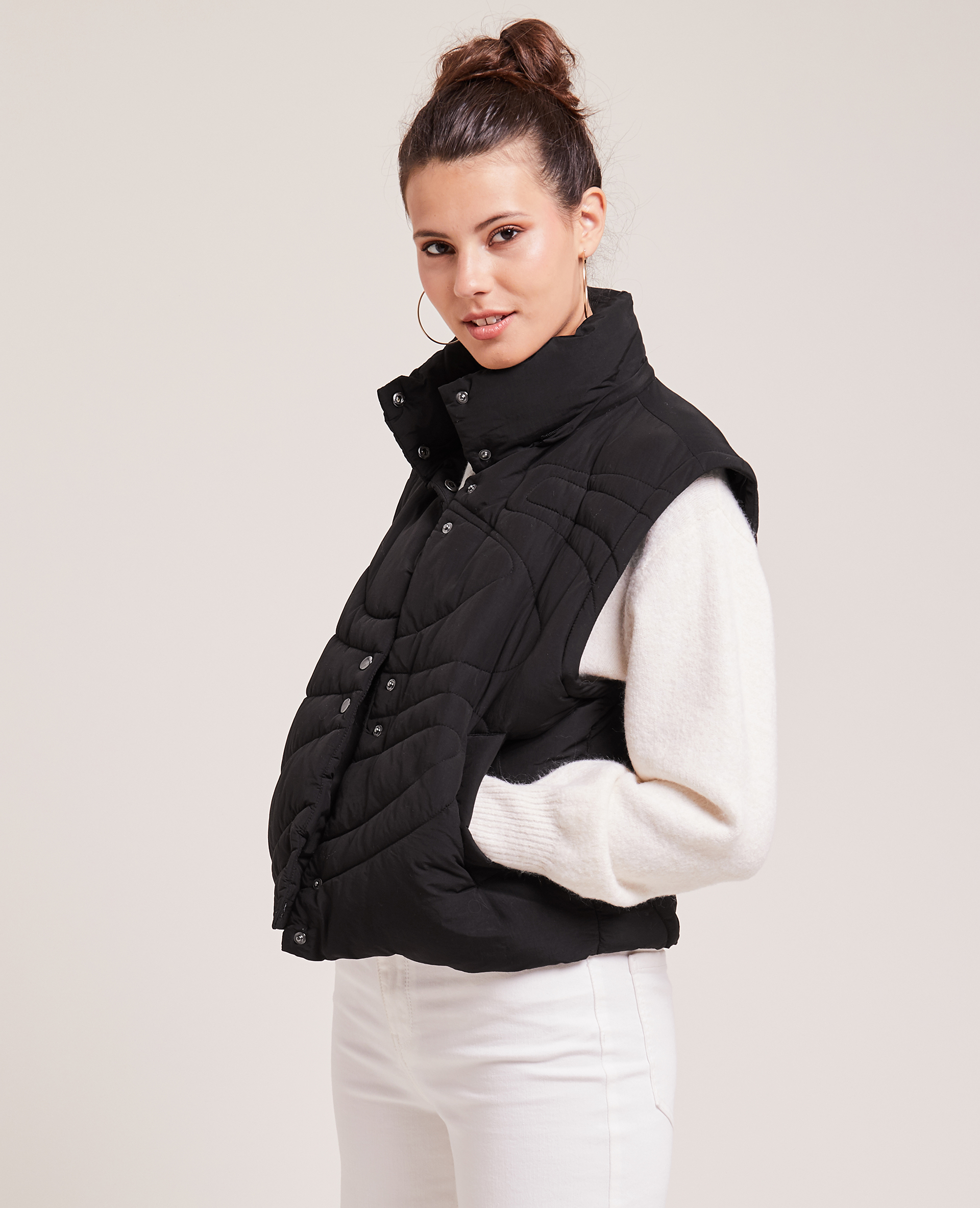 Doudoune matelassage wavy noir - Pimkie