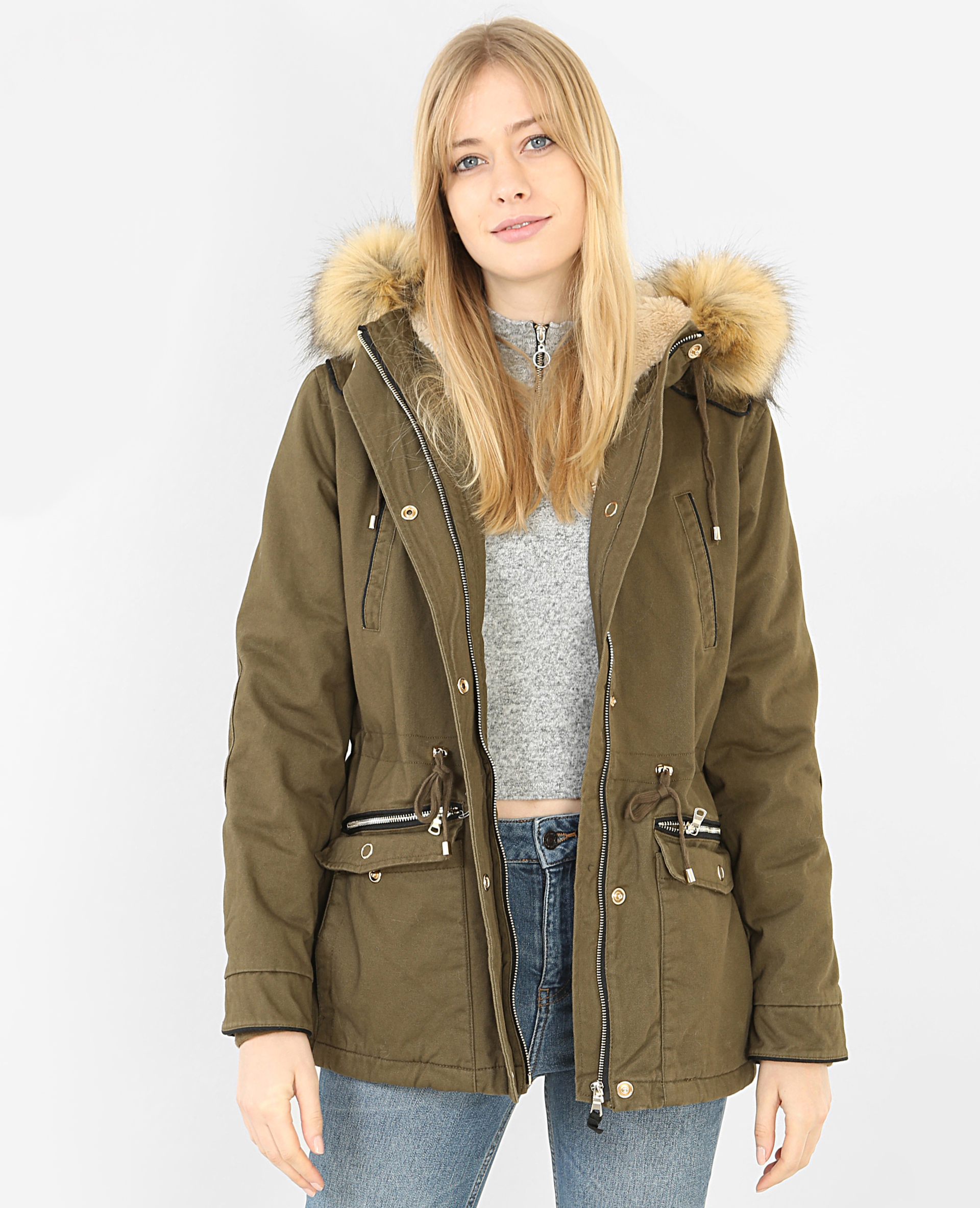 parka coton femme