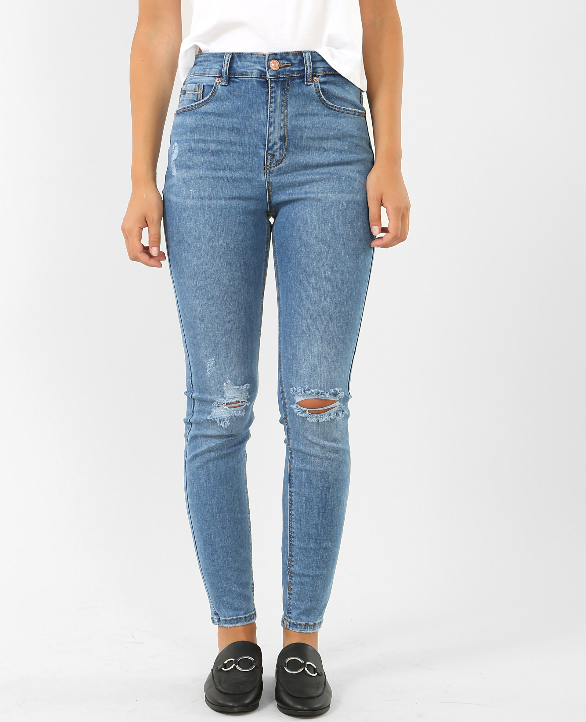 Jean skinny destroy
