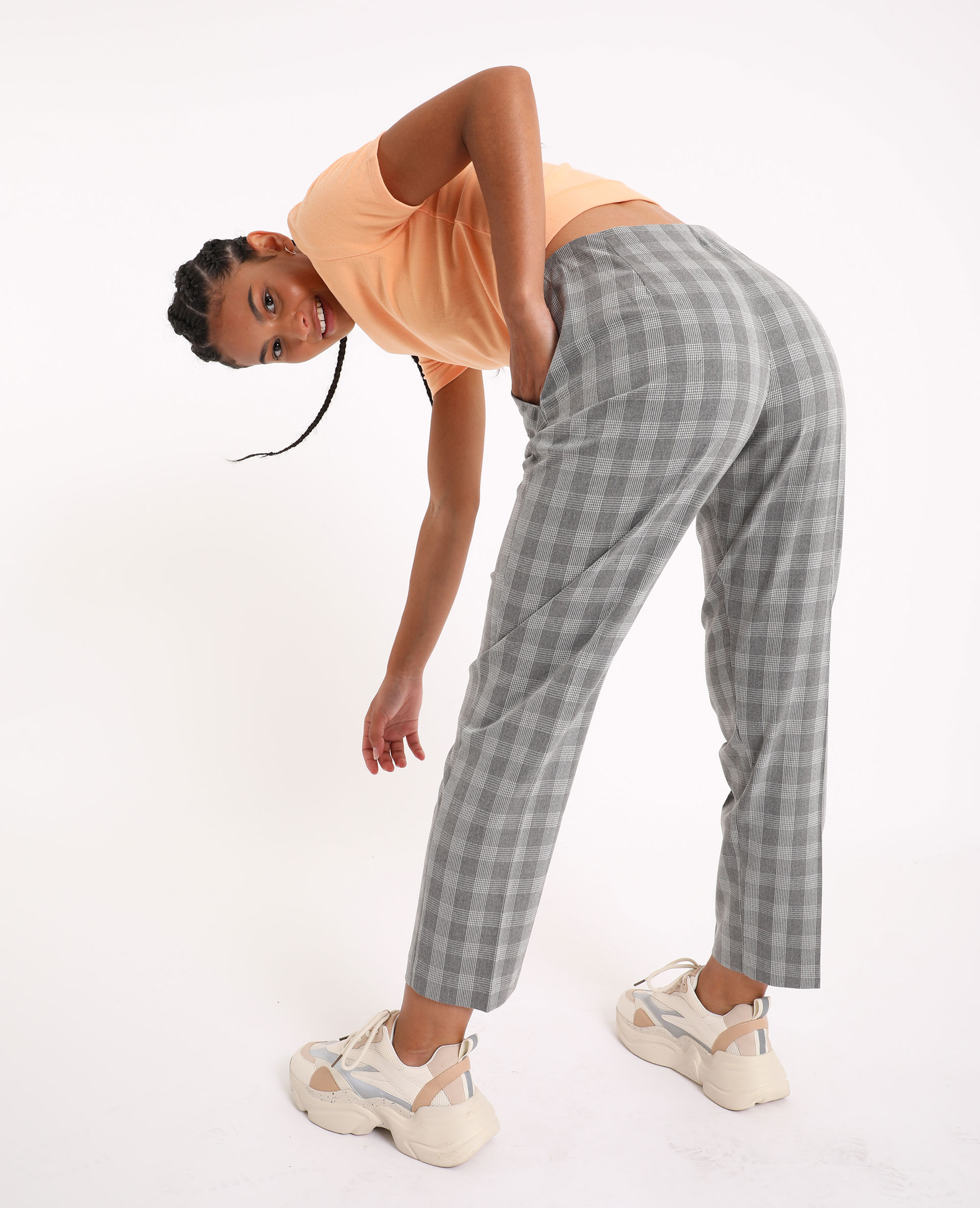 Pantalon carreaux pimkie best sale