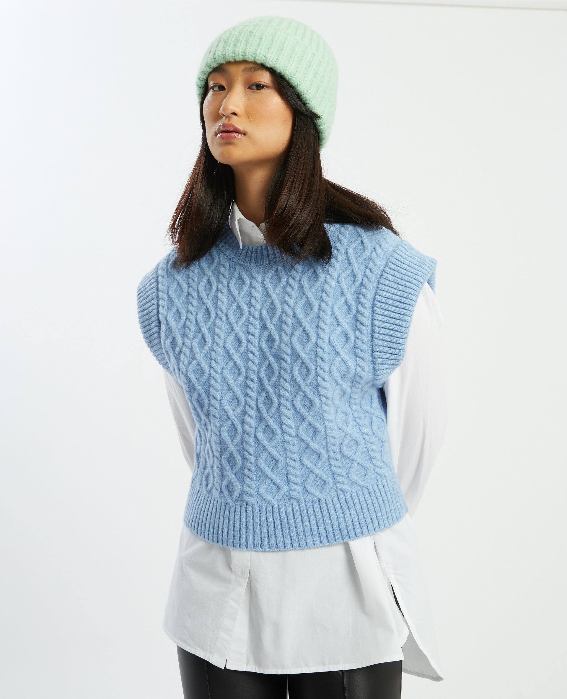 Pull discount sans manche