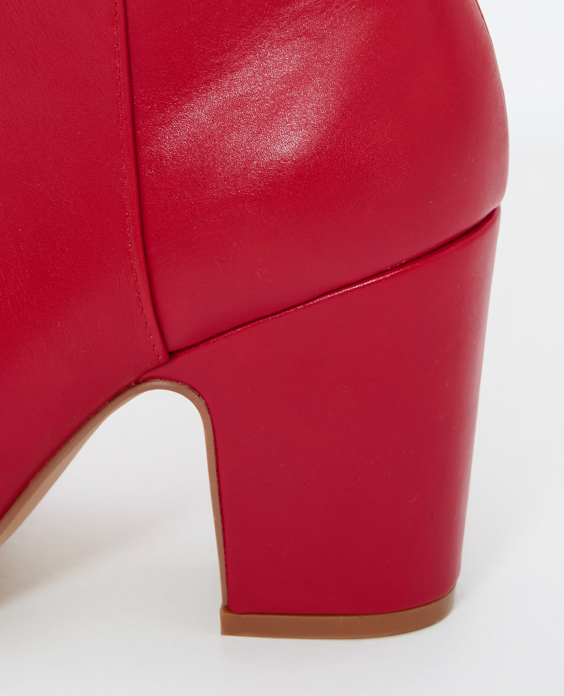 Bottines à talons rouge - Pimkie