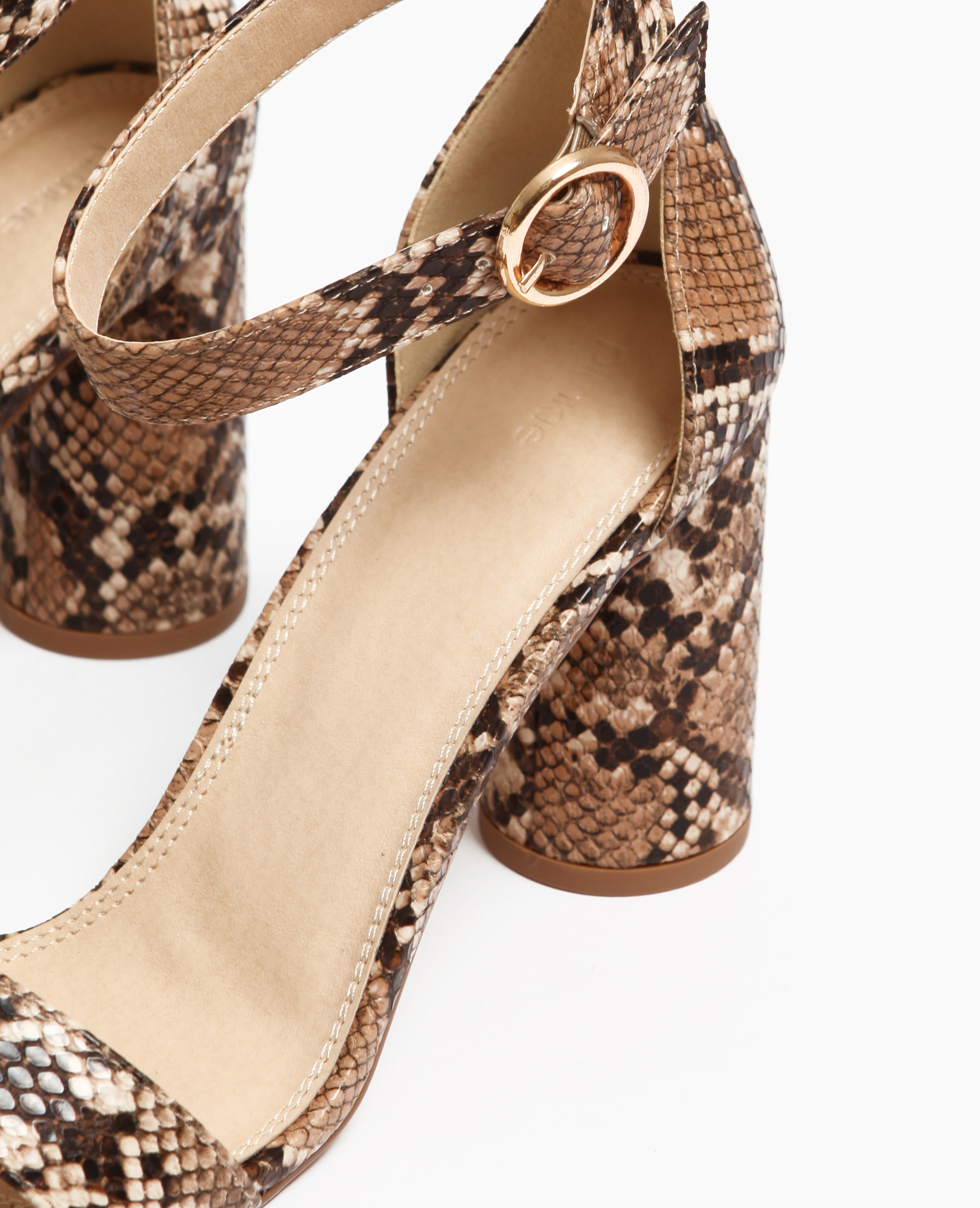 sandales imprimé python