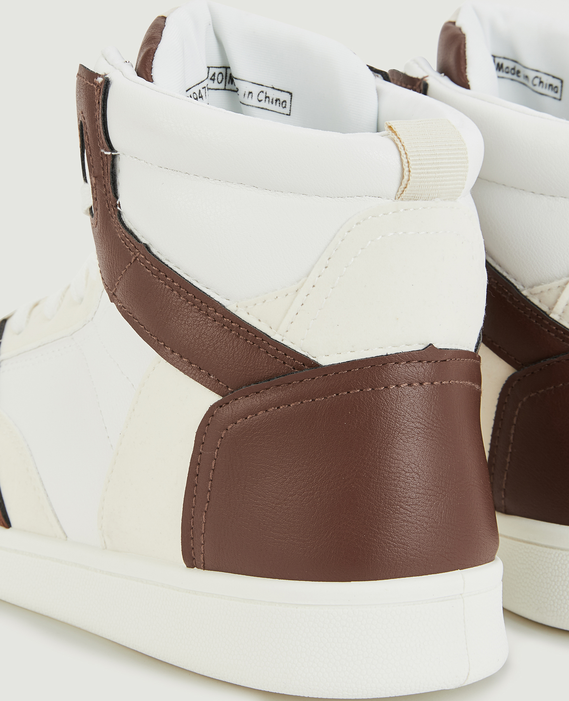 Sneakers montantes marron - Pimkie